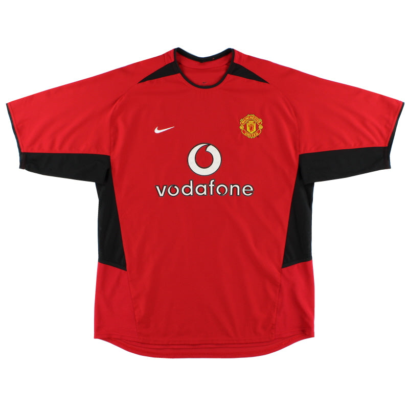 2002-04 Manchester United Home Shirt L Football Shirt