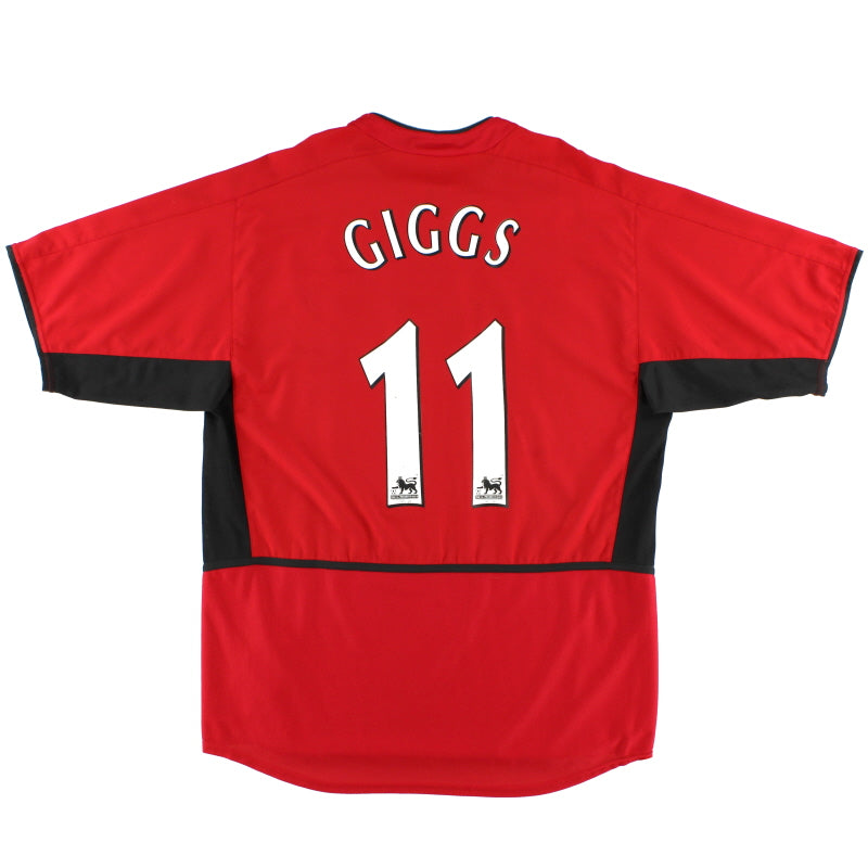 2002-04 Manchester United Nike Home Shirt Giggs #11 *Mint* XL Football Shirt