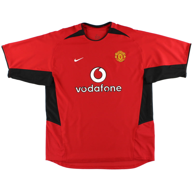 2002-04 Manchester United Nike Home Shirt Y Football Shirt