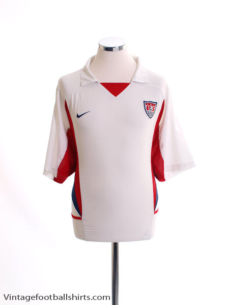 2002-04 USA Home Shirt L Football Shirt