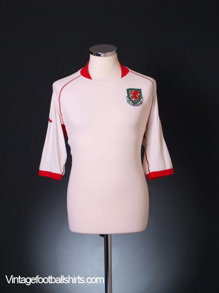 2002-04 Wales Away Shirt XL Football Shirt