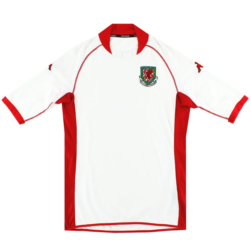 2002-04 Wales Kappa Away Shirt M Football Shirt