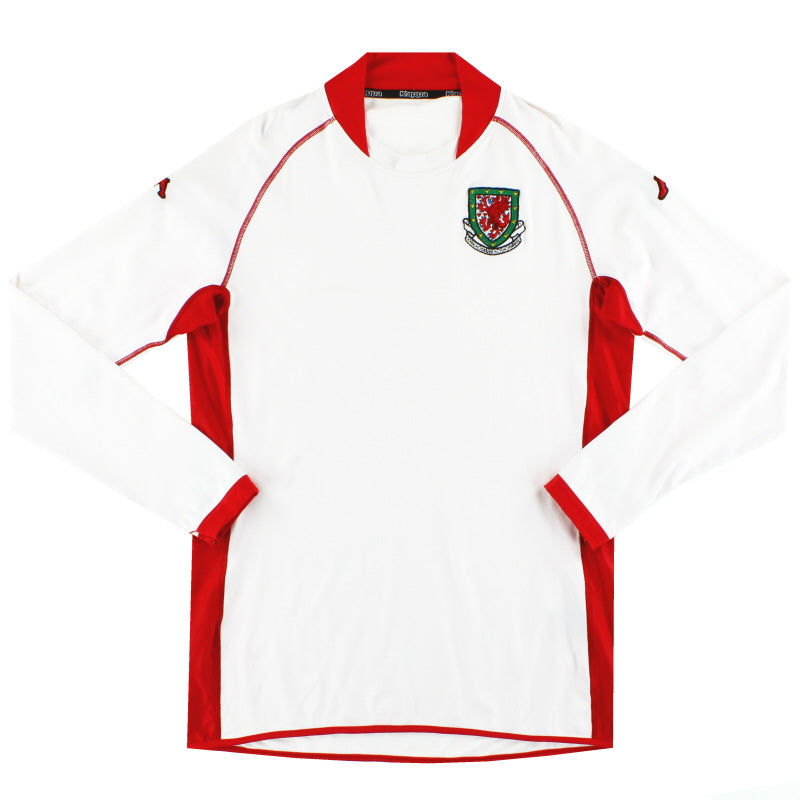 2002-04 Wales Kappa Away Shirt L/S L Football Shirt