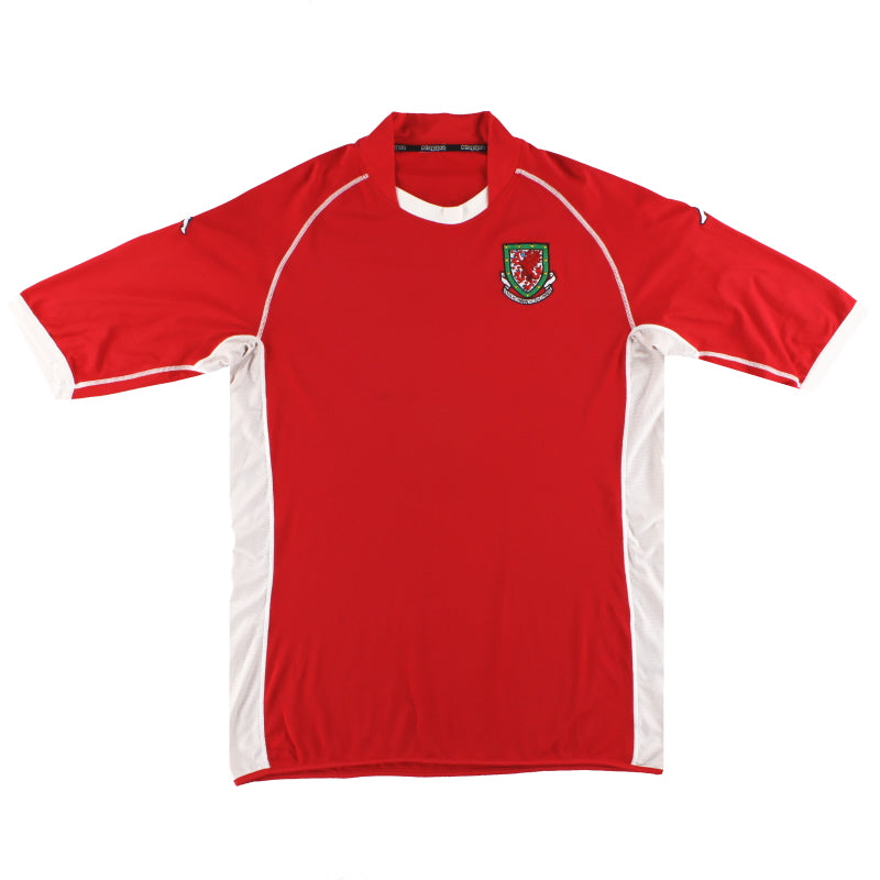 2002-04 Wales Kappa Home Shirt M Football Shirt