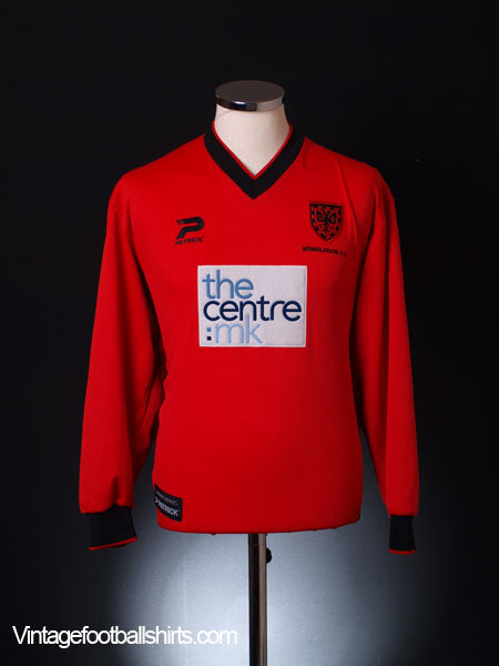 2002-04 Wimbledon Away Shirt L/S M Football Shirt