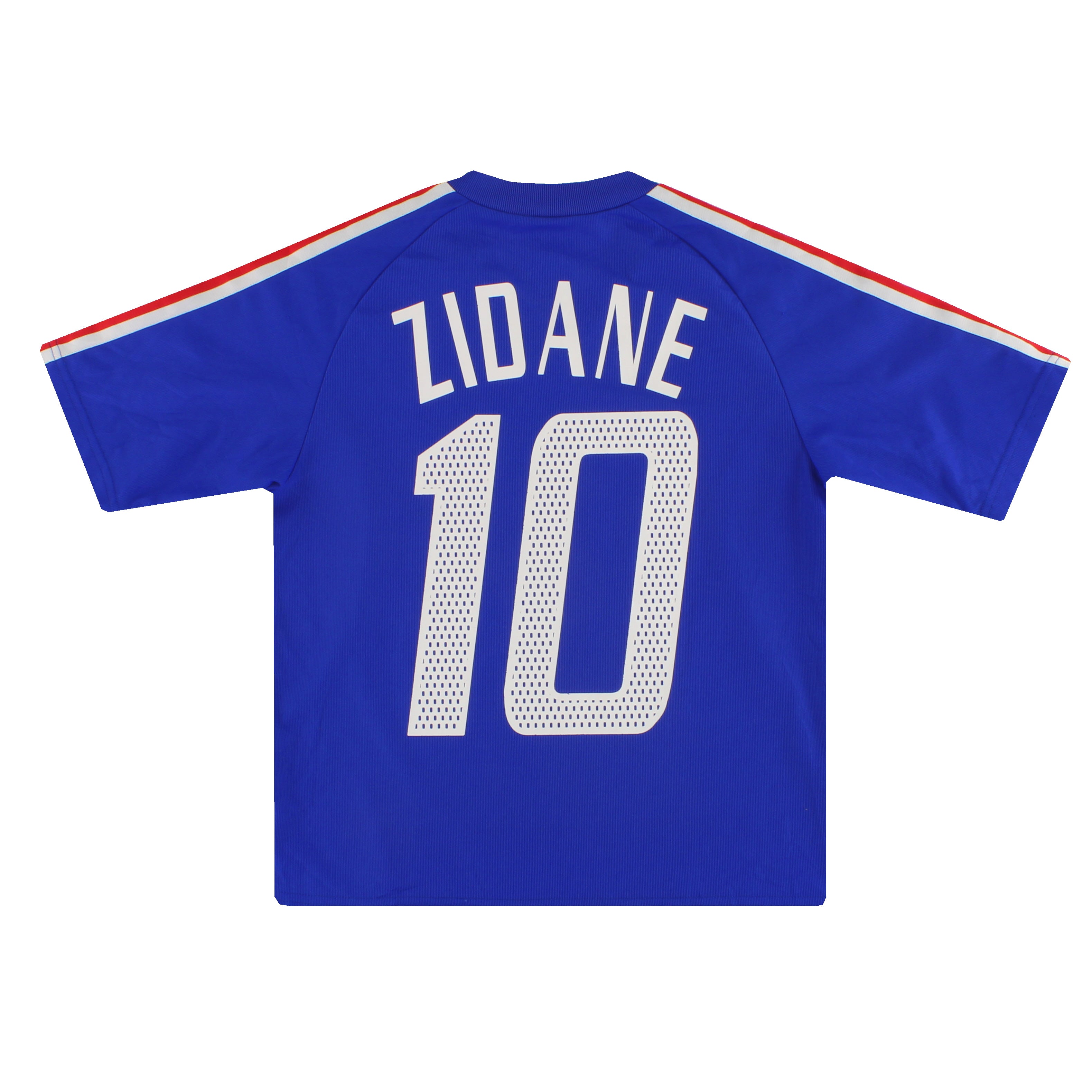 ウェア 2002 FRANCE ZIDANE  shirt 2002-04 France adidas Basic Home Shirt Zidane #10 L.Boys 298742