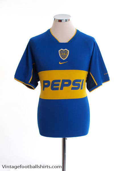 2002 Boca Juniors Home Shirt M Football Shirt