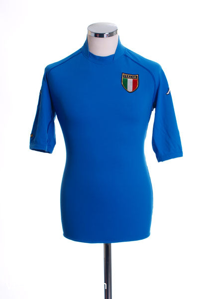 2002 Italy Home Shirt S Football Shirt