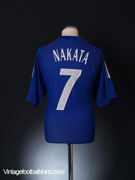 2002 Japan Home Shirt Nakata #7 XL Football Shirt