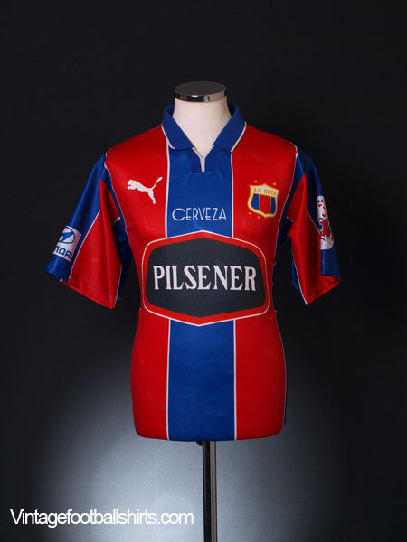 2002 SD Quito Home Shirt S Football Shirt