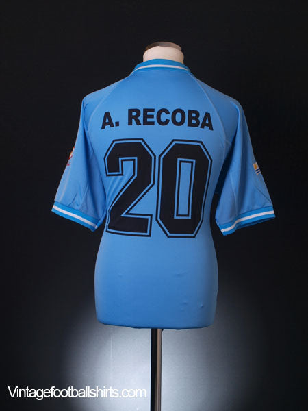2002 Uruguay Home Shirt A.Recoba #20 *BNWT* L Football Shirt