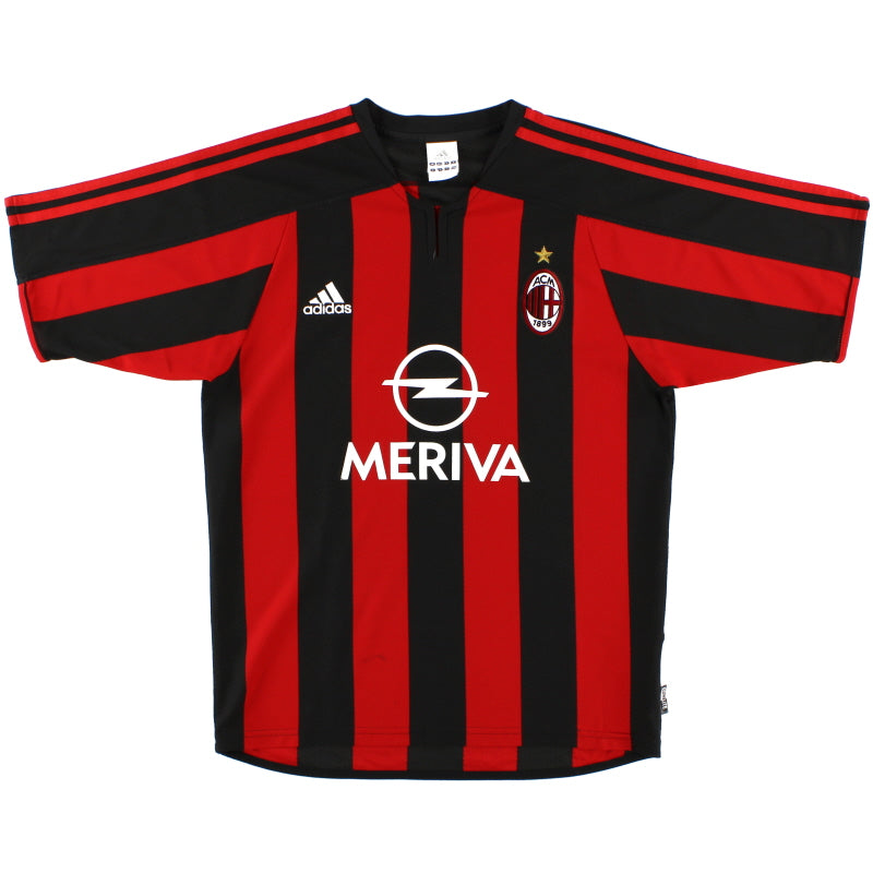 2003-04 AC Milan Home Shirt S Football Shirt