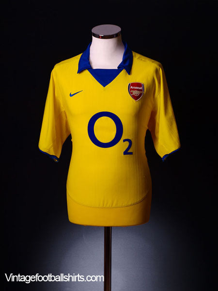 2003-04 Arsenal Away Shirt S Football Shirt