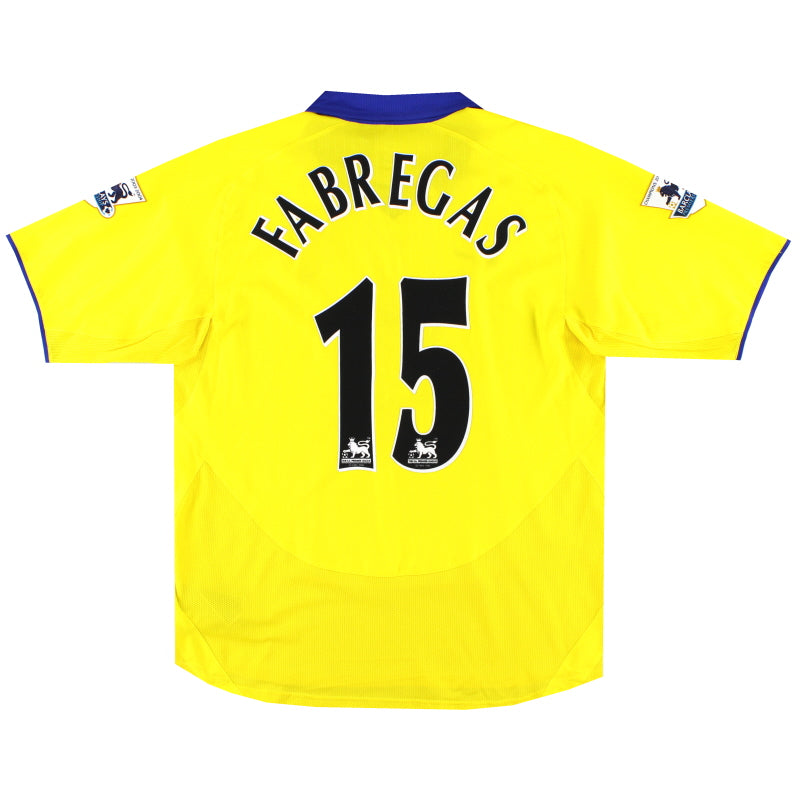 2003-04 Arsenal Nike Away Shirt Fabregas #15 *Mint* L Football Shirt