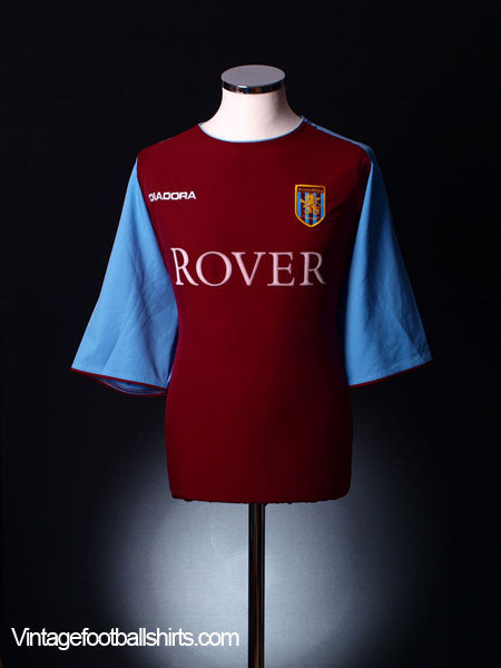 2003-04 Aston Villa Home Shirt XL Football Shirt