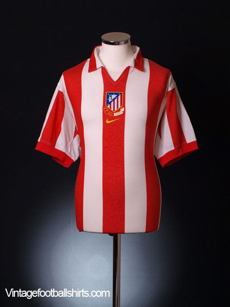 2003-04 Atletico Madrid Centenary Home Shirt XL Football Shirt