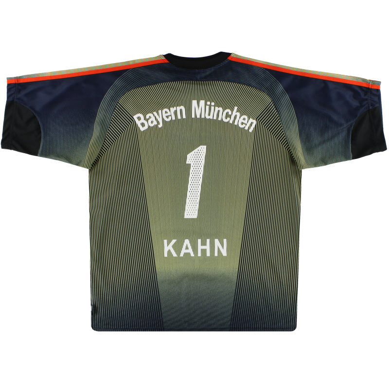 2003-04 Bayern Munich adidas Goalkeeper Shirt Kahn #1 M Football Shirt