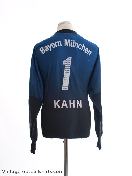 2003-04 Bayern Munich Goalkeeper Shirt Kahn #1 L Football Shirt