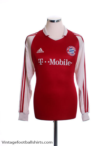 2003-04 Bayern Munich Home Shirt L/S S Football Shirt
