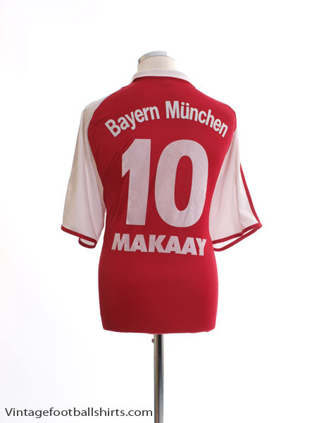 2003-04 Bayern Munich adidas Home Shirt Makaay #10 XL Football Shirt