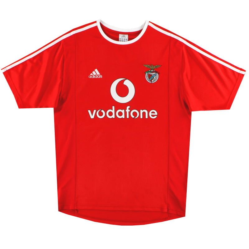 2003-04 Benfica adidas European Home Shirt M Football Shirt