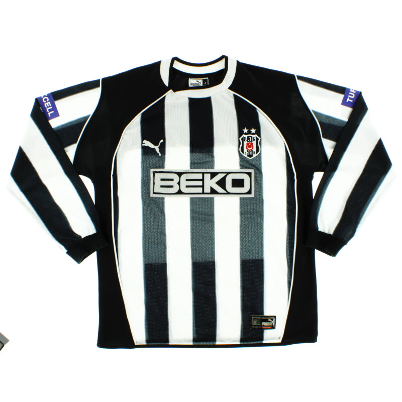 2003-04 Besiktas Away Shirt L/S L Football Shirt