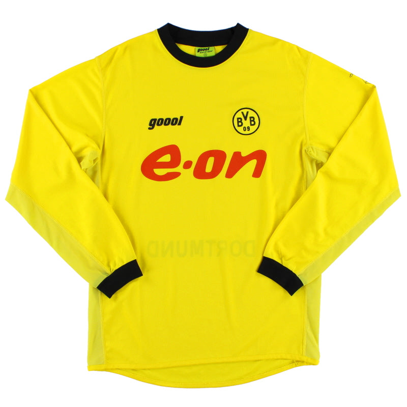2003-04 Borussia Dortmund Home Shirt L/S S Football Shirt