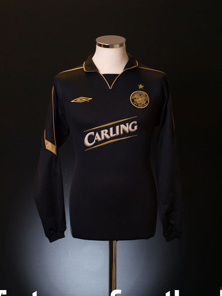 2003-04 Celtic Away Shirt L/S XL Football Shirt