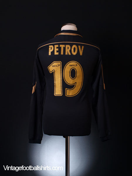 2003-04 Celtic Away Shirt Petrov #19 L/S L Football Shirt