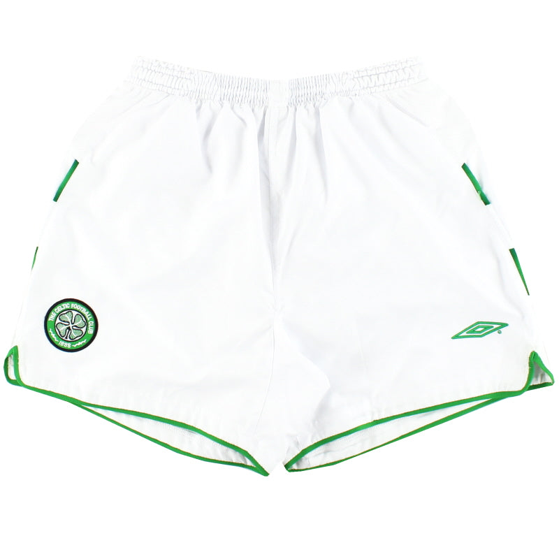 2003-04 Celtic Umbro Home Shorts S Football Shorts