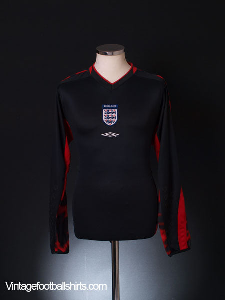 2003-04 England Goalkeeper Shirt M Football Shirt
