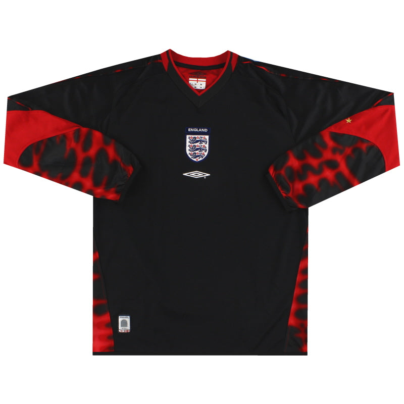 2003-04 England Umbro Goalkeeper Shirt *Mint* M Football Shirt