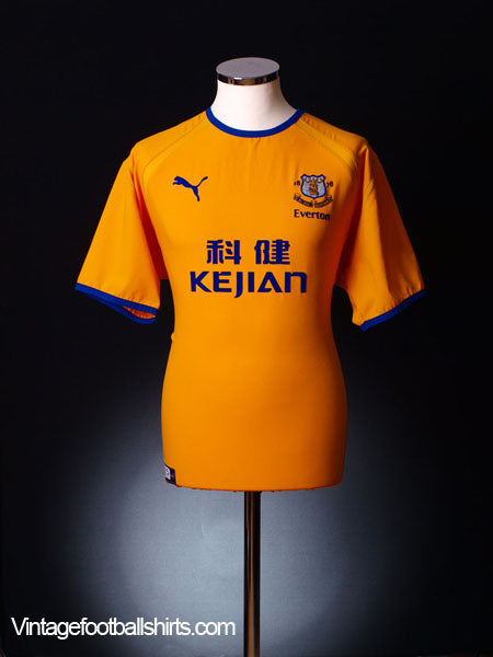 2003-04 Everton Away Shirt XL Football Shirt