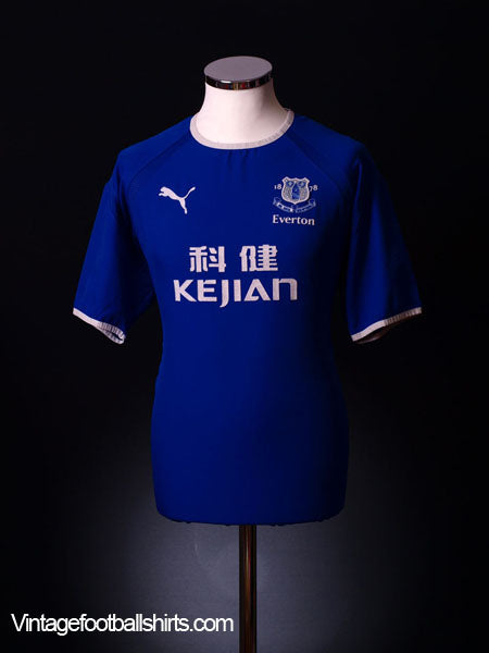 2003-04 Everton Home Shirt *As New* M Football Shirt