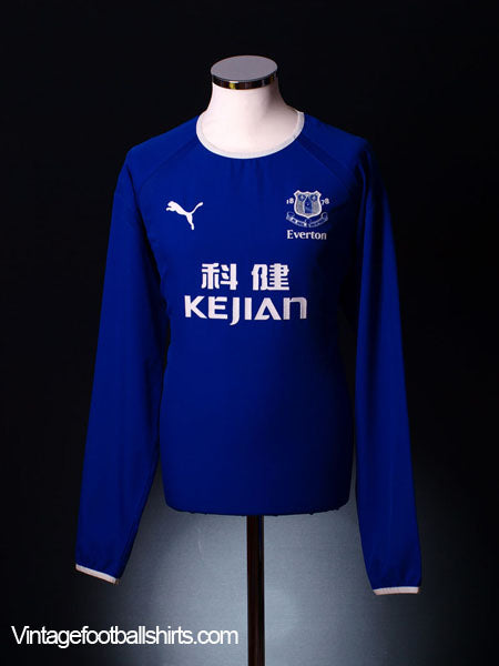 2003-04 Everton Home Shirt L/S XL Football Shirt