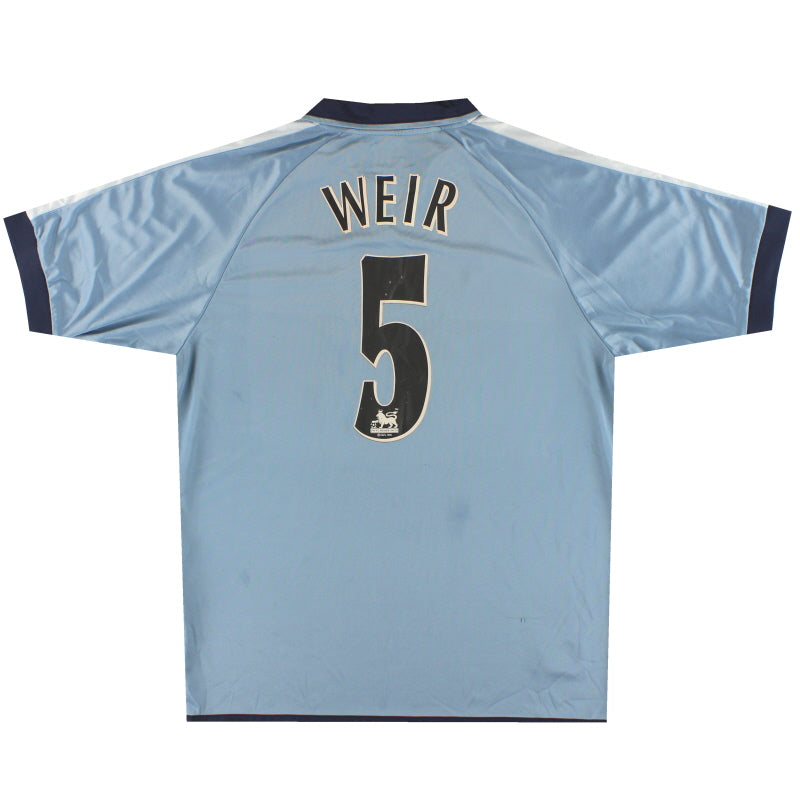 2003-04 Everton Puma '125th Anniversary' Third Shirt Weir #5 L Football Shirt