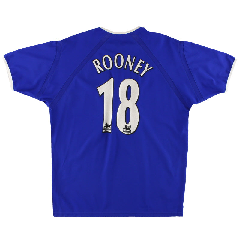 2003-04 Everton Puma Home Shirt Rooney #18 L Football Shirt