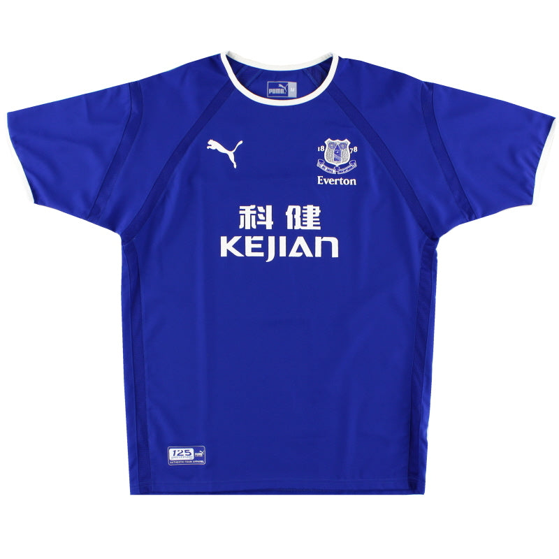 2003-04 Everton Puma Home Shirt L Football Shirt