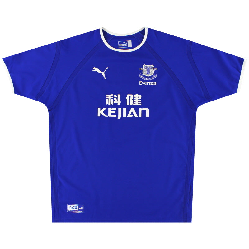 2003-04 Everton Puma Home Shirt *Mint* XXXL Football Shirt