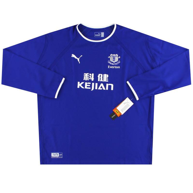 2003-04 Everton Puma Home Shirt *w/tags* L/S XXL Football Shirt