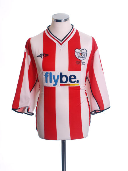 2003-04 Exeter Centenary Home Shirt M Football Shirt