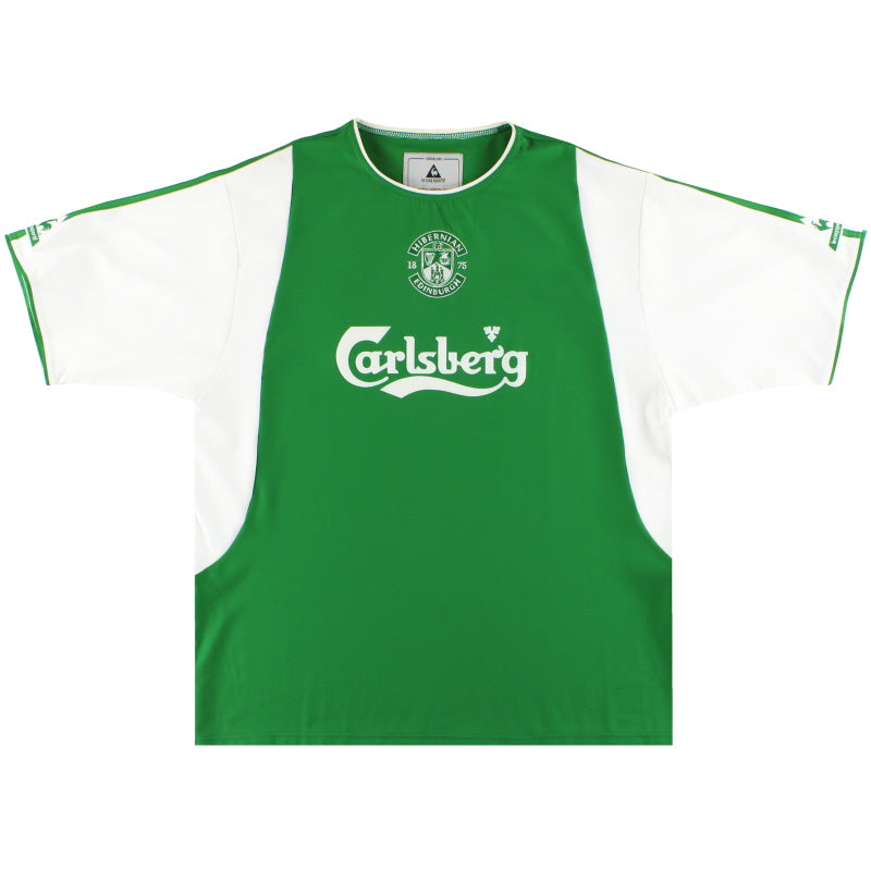 2003-04 Hibernian Le Coq Sportif Home Shirt *Mint* L Football Shirt