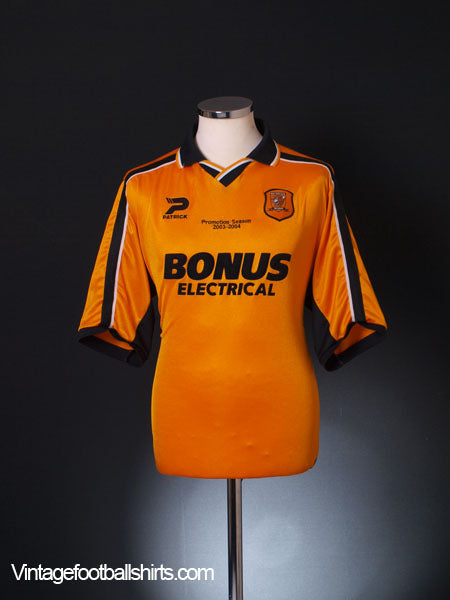 2003-04 Hull City Home Shirt 'Promotion Season' L Football Shirt