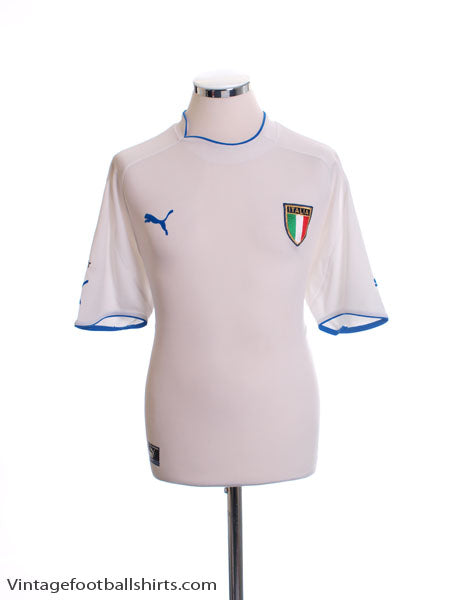 2003-04 Italy Away Shirt XL Football Shirt