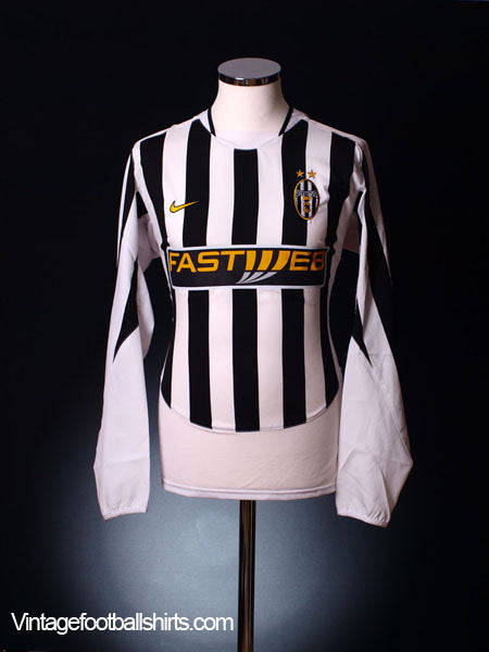 2003-04 Juventus Home Shirt *BNWT* L/S M Football Shirt