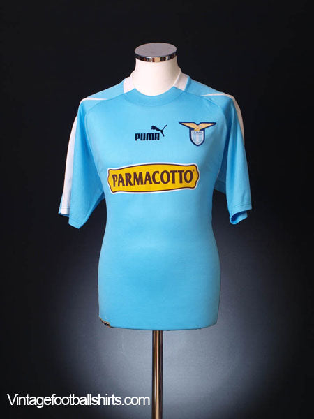 2003-04 Lazio Home Shirt L Football Shirt