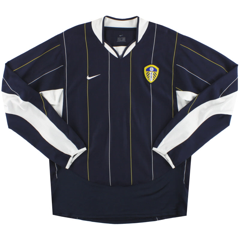 2003-04 Leeds Nike Away Shirt #5 L/S M Football Shirt