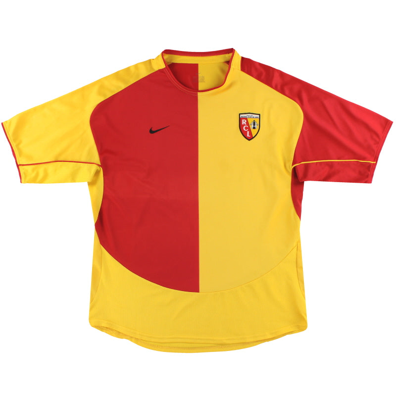 2003-04 Lens Nike Player Issue Home Shirt L Football Shirt