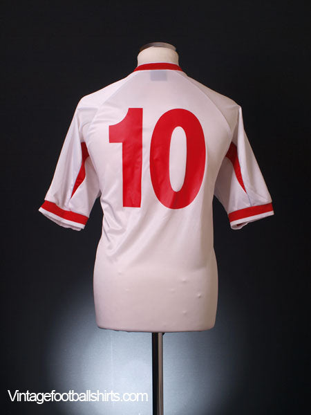 2003-04 Malta Match Issue Away Shirt #10 XXL Football Shirt