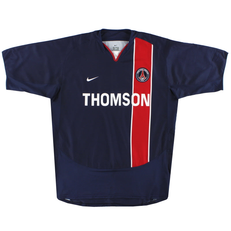 2003-04 Paris Saint-Germain Nike Home Shirt L Football Shirt